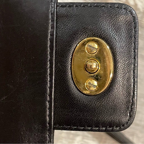 Vintage 1980’s Bally double flap black leather 3 way bag - Picture 8 of 16